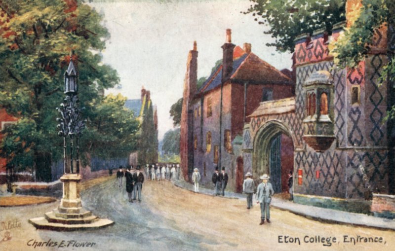 Eton College by Charles Edwin Flower