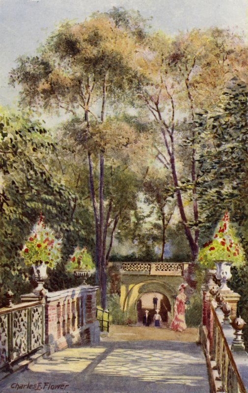 London Zoo: Tunnel, from Canal Bridge by Charles Edwin Flower