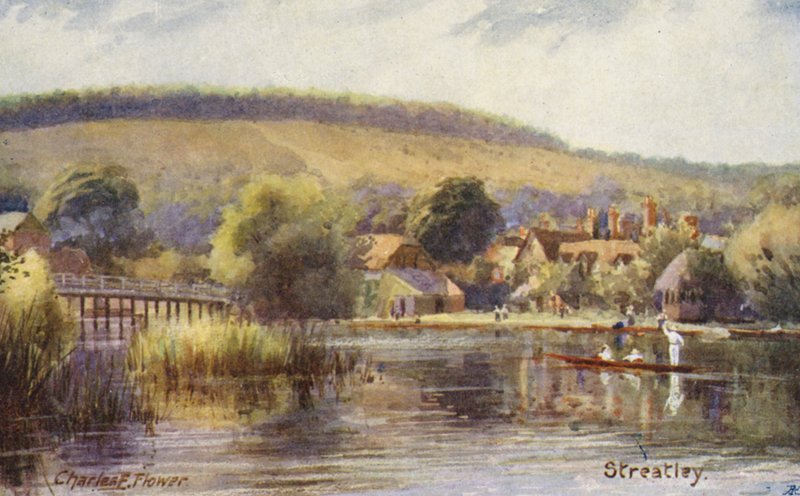 River Thames: Streatley by Charles Edwin Flower