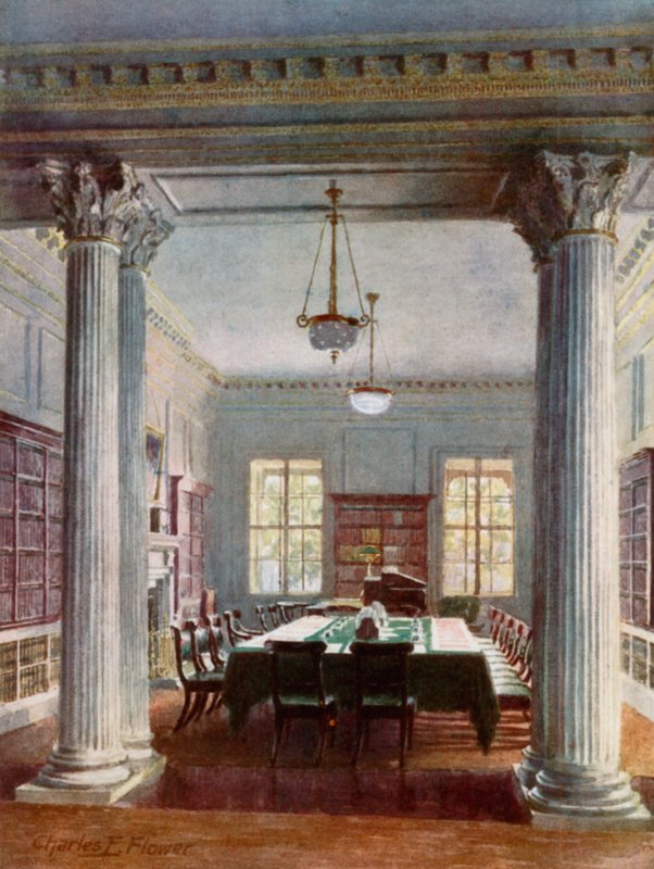 The Cabinet Room, No 10 Downing Street by Charles Edwin Flower