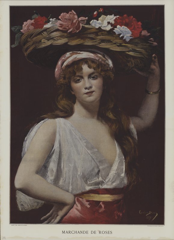 Rose Seller by Charles Emile Auguste Carolus Duran