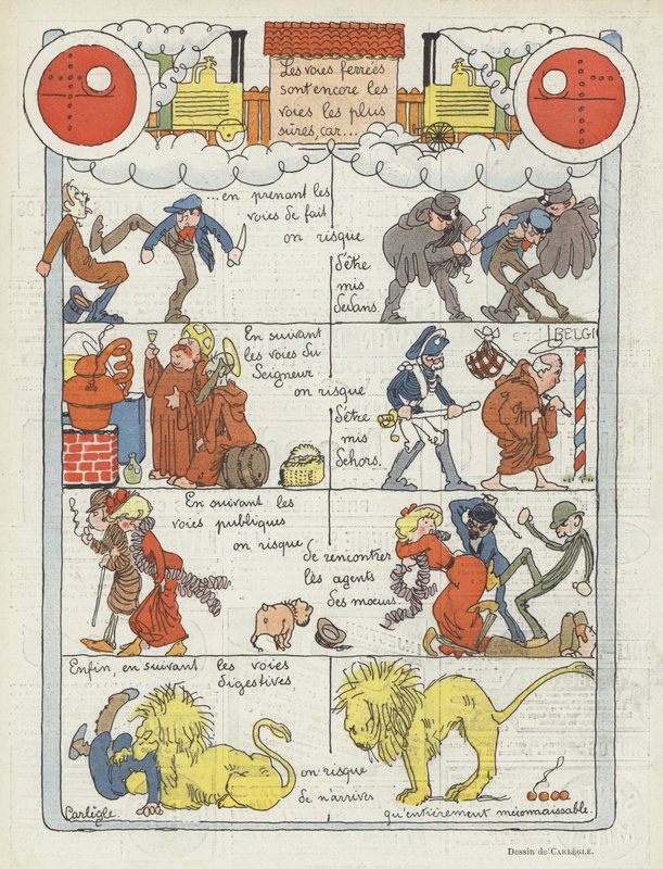 Illustration for Le Rire by Charles Emile Egli