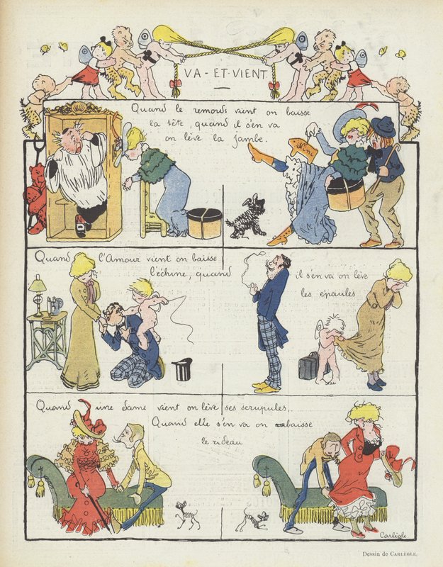 Illustration for Le Rire by Charles Emile Egli
