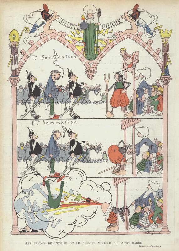 Illustration for Le Rire by Charles Emile Egli