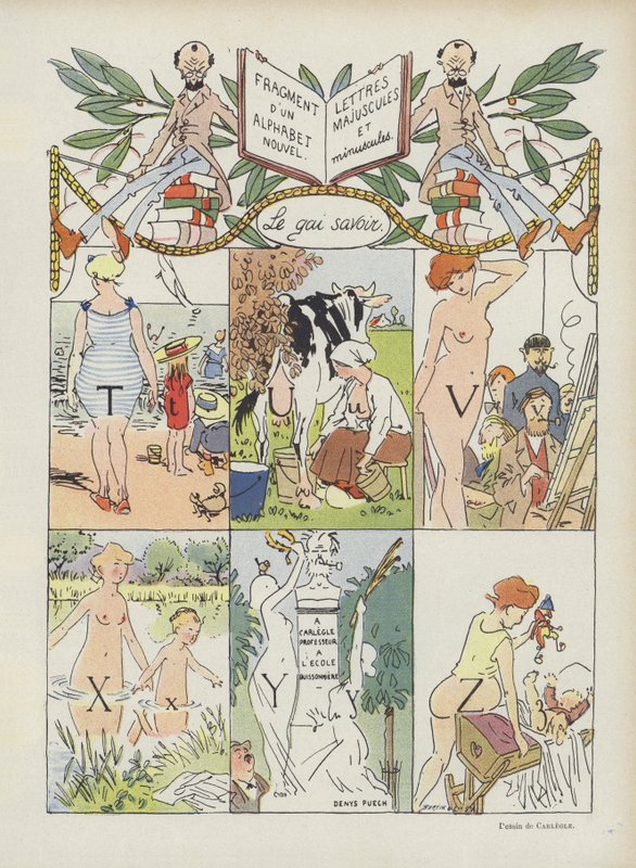 Illustration for Le Rire by Charles Emile Egli