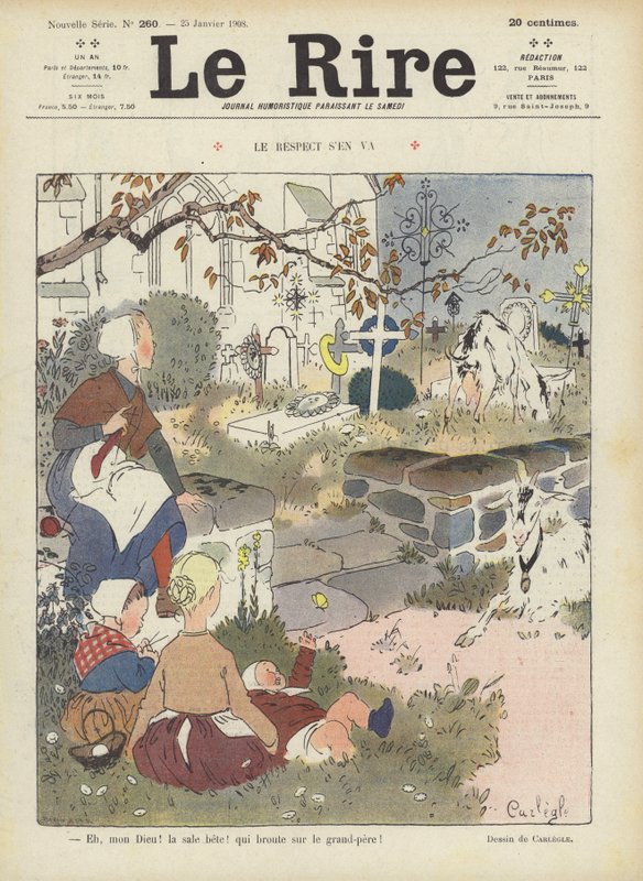 Illustration for Le Rire by Charles Emile Egli