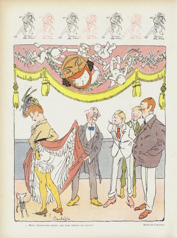 Illustration for Le Rire by Charles Emile Egli