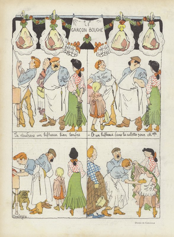Illustration for Le Rire by Charles Emile Egli