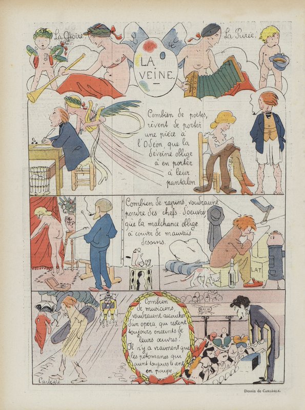 Illustration for Le Rire by Charles Emile Egli