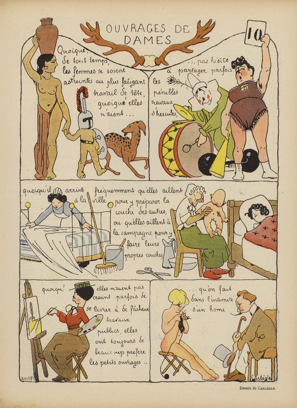 Illustration for Le Rire by Charles Emile Egli