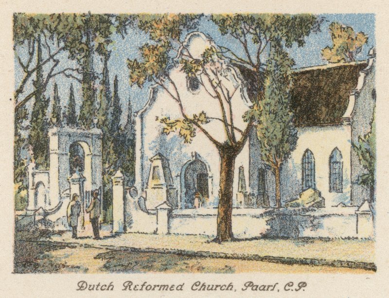 South Africa: Dutch Reformed Church, Paarl, CP by Charles Ernest Peers