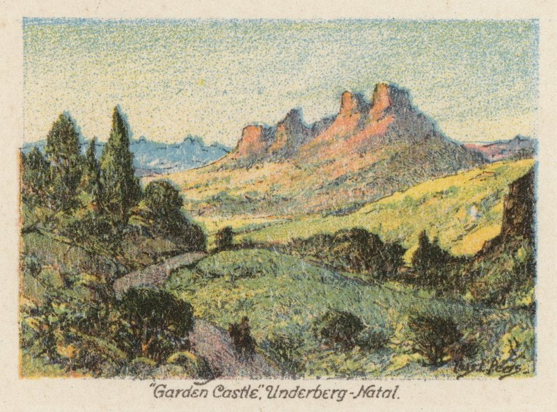 South Africa: Garden Castle, Underberg, Natal by Charles Ernest Peers