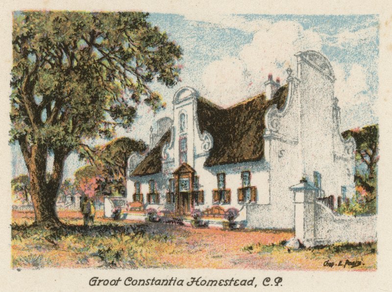 South Africa: Groot Constantia Homestead, CP by Charles Ernest Peers