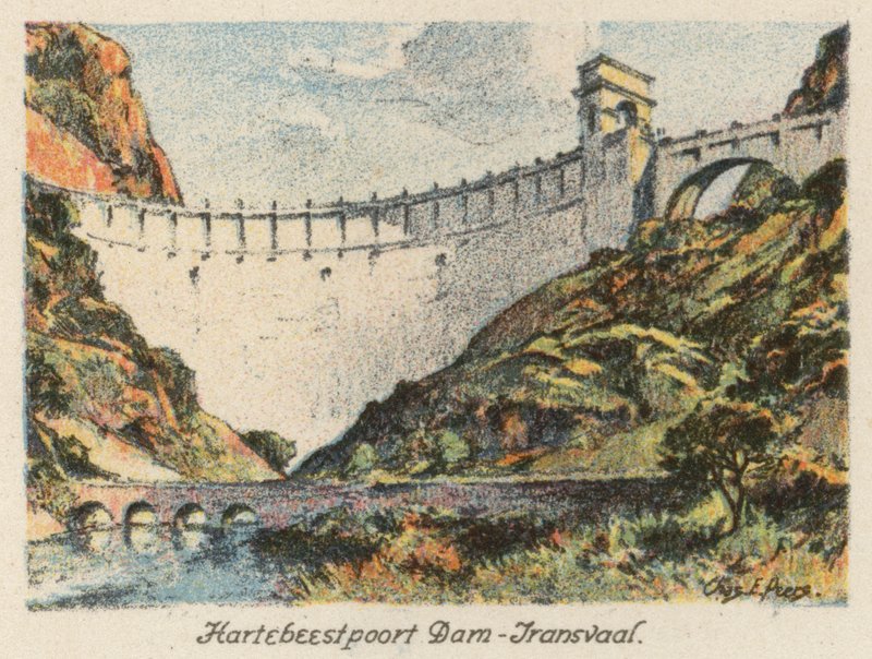 South Africa: Hartebeestpoort Dam, Transvaal by Charles Ernest Peers