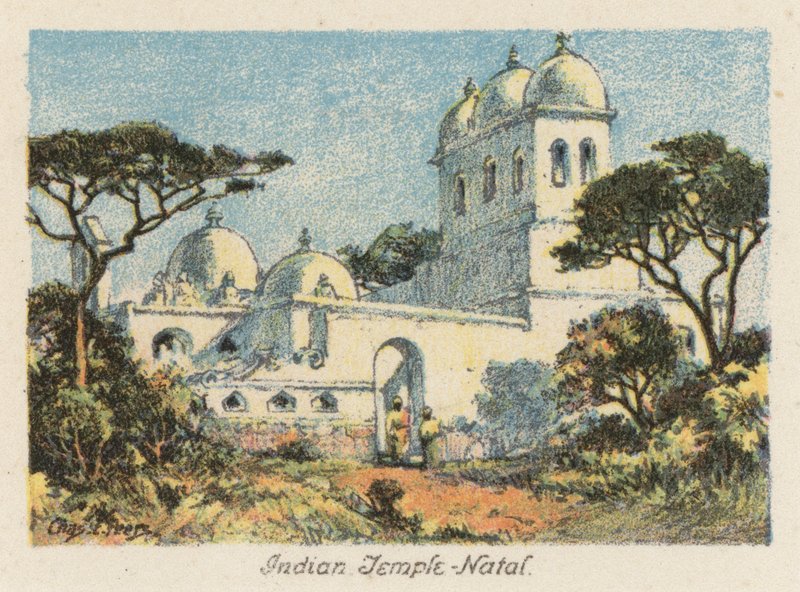 South Africa: Indian Temple, Natal by Charles Ernest Peers