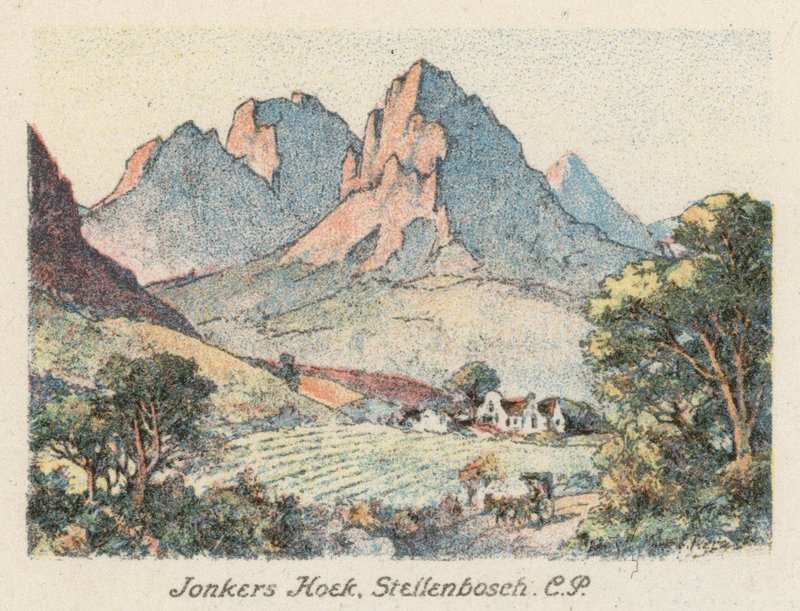 South Africa: Jonkers Hoek, Stellenbosch, CP by Charles Ernest Peers