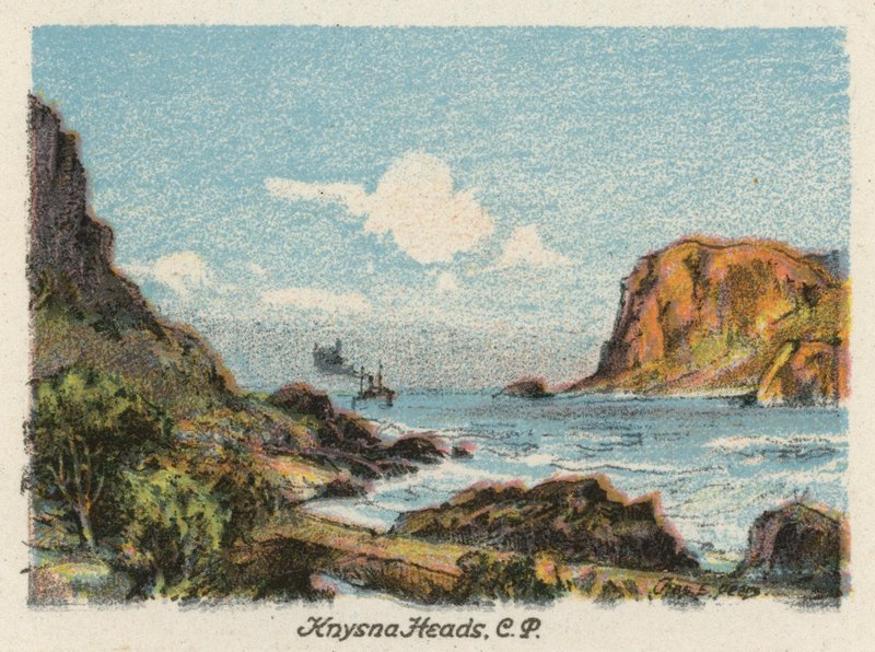 South Africa: Knysna Heads, CP by Charles Ernest Peers