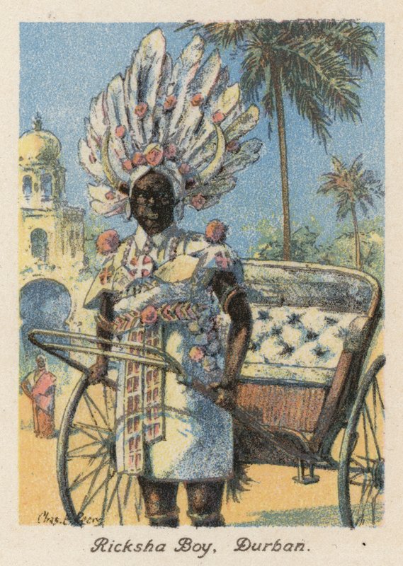 Ricksha Boy, Durban by Charles Ernest Peers