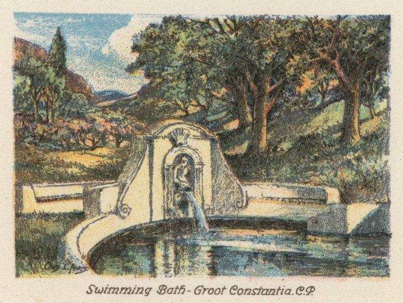 South Africa: Swimming Bath, Groot Constantia, CP by Charles Ernest Peers