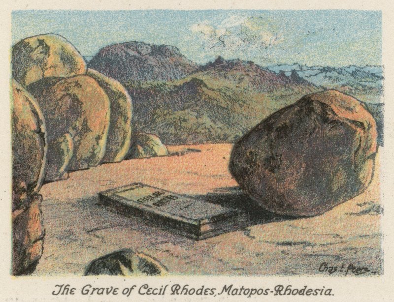 South Africa: The Grave of Cecil Rhodes, Matopos, Rhodesia by Charles Ernest Peers