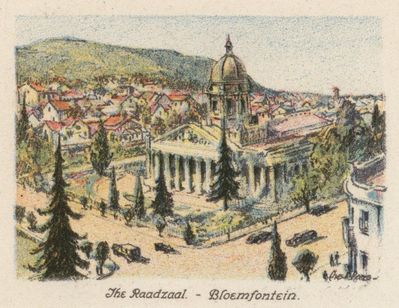 South Africa: The Raadzaal, Bloemfontein by Charles Ernest Peers