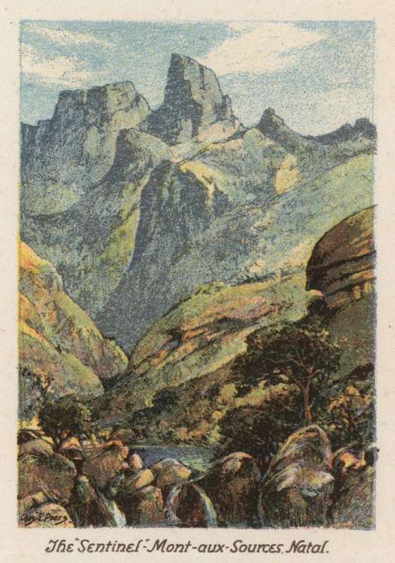 South Africa: The Sentinel, Mont-aux-Sources, Natal by Charles Ernest Peers