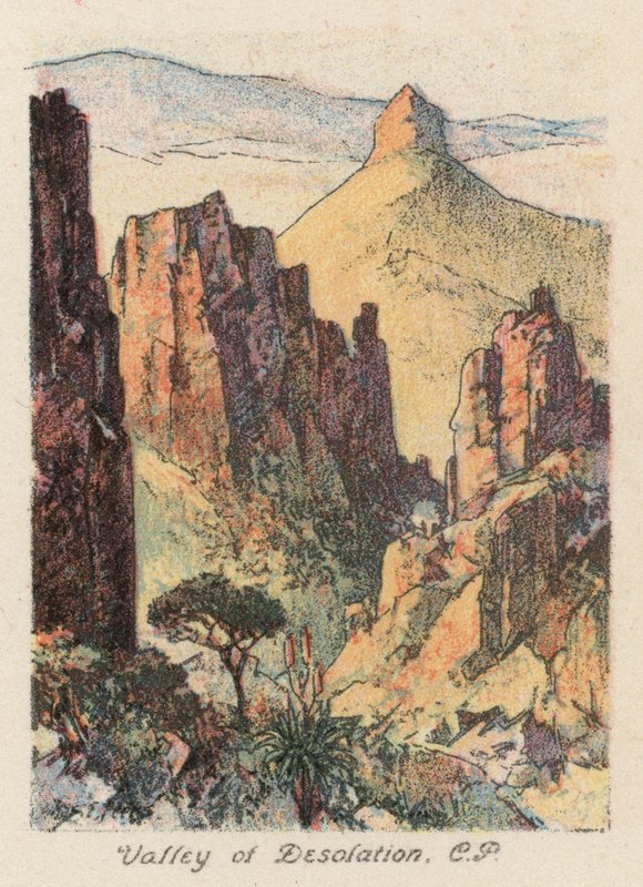South Africa: Valley of Desolation, CP by Charles Ernest Peers