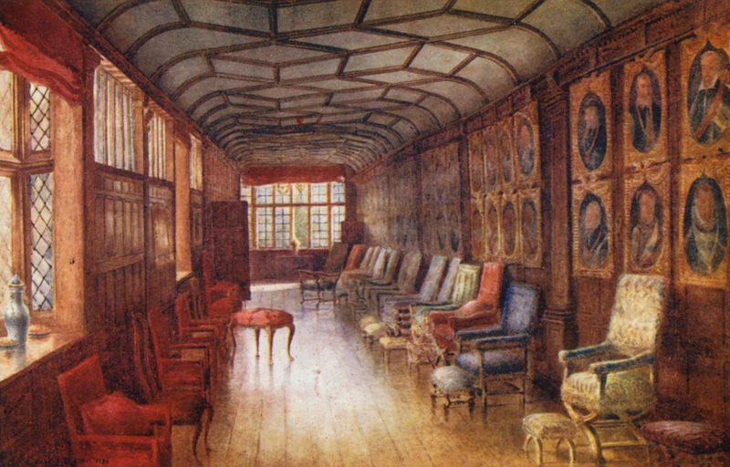 Knole House: Brown Gallery by Charles Essenhigh Corke