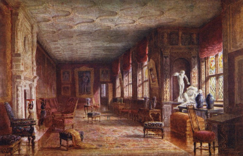 Knole House: Cartoon Gallery by Charles Essenhigh Corke