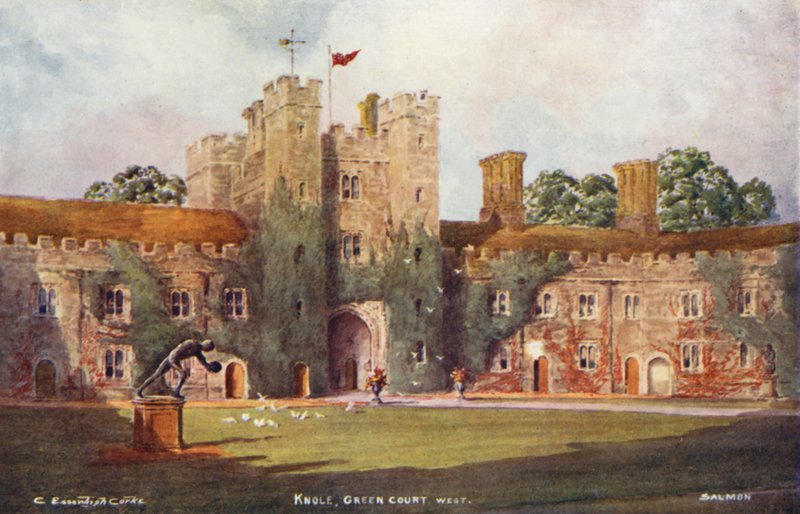 Knole House: Green Court, West by Charles Essenhigh Corke