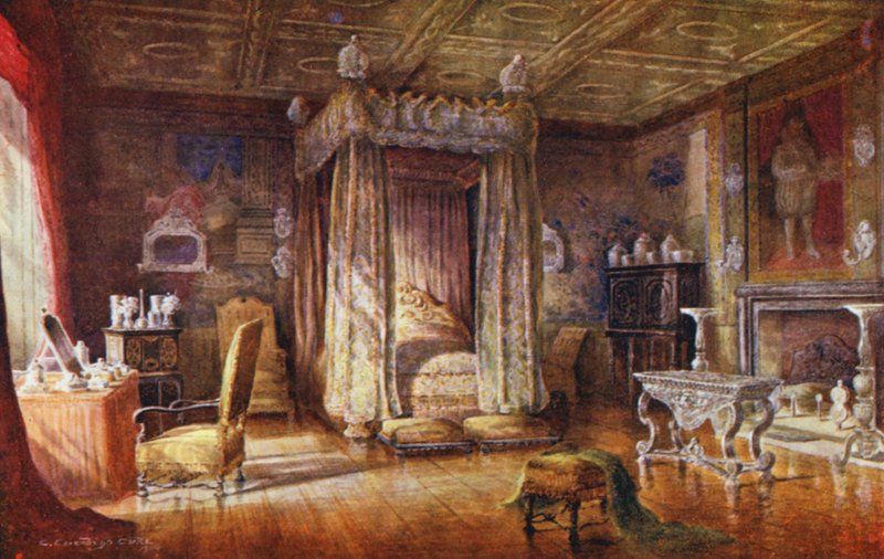 Knole House: King James I Bedroom by Charles Essenhigh Corke