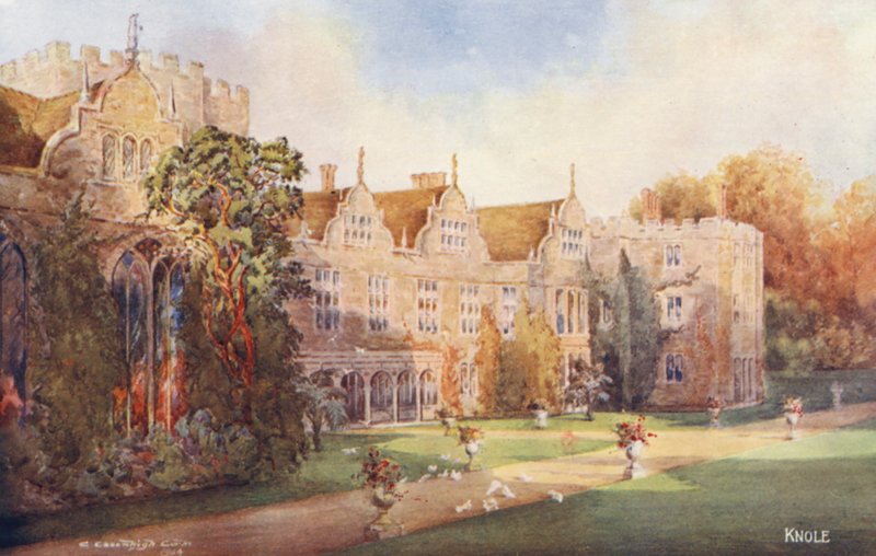 Knole House: South Front, Facing East by Charles Essenhigh Corke