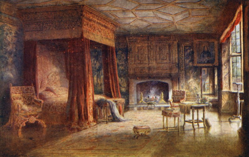 Knole House: Spangled Bedroom by Charles Essenhigh Corke
