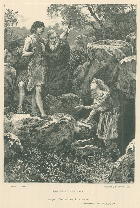 Illustration for Cymbeline by Charles Green