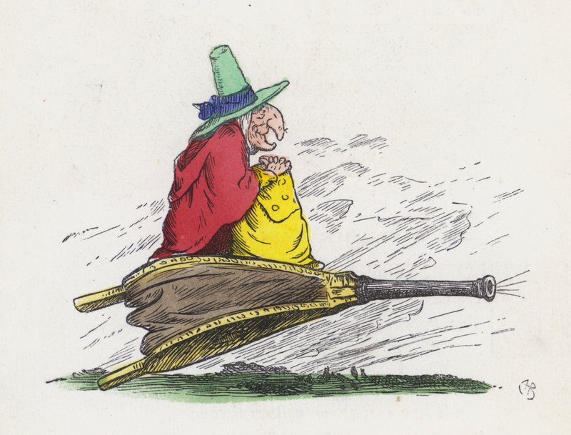 The Old Weather Witch by Charles Henry (after) Bennett