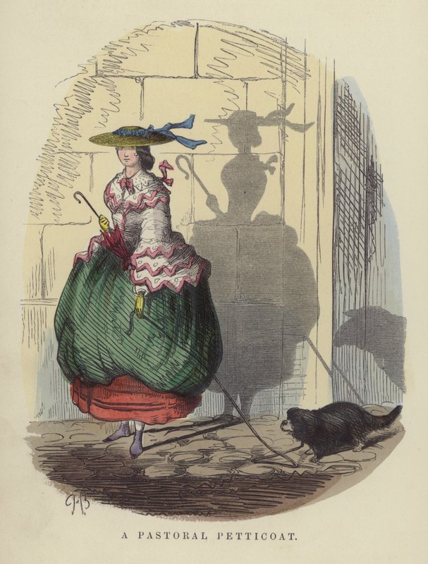 A Pastoral Petticoat by Charles Henry Bennett