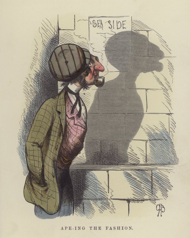 Apeing the Fashion by Charles Henry Bennett