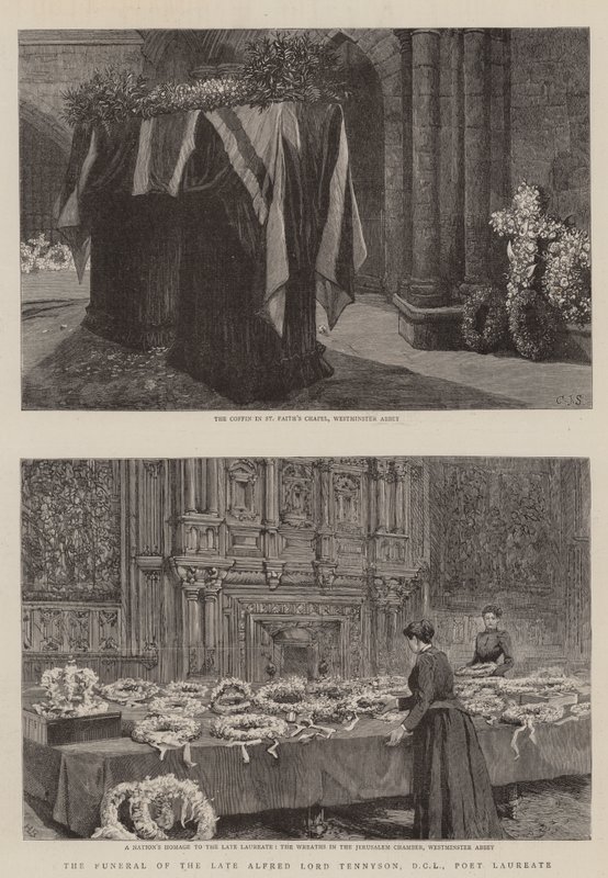 The Funeral of the Late Alfred Lord Tennyson, DCL, Poet Laureate by Charles J. Staniland