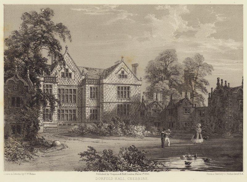 Dorfold Hall, Cheshire by Charles James Richardson