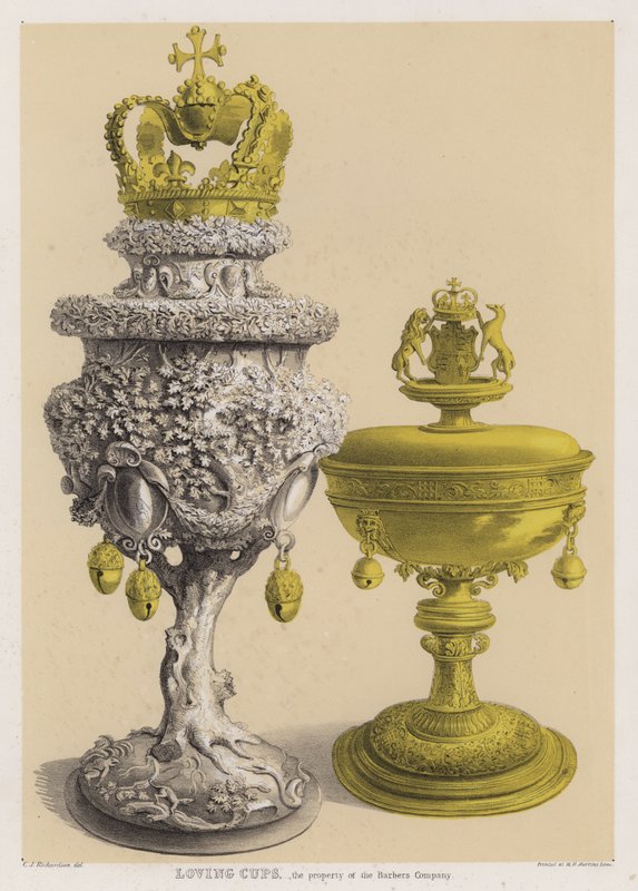 Loving cups, the property of the Barbers Company by Charles James Richardson