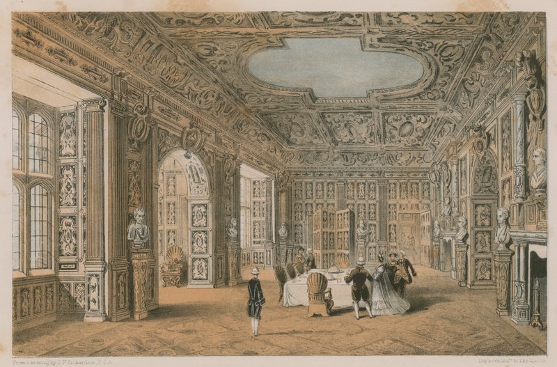 The Gilt Room, Holland House by Charles James Richardson