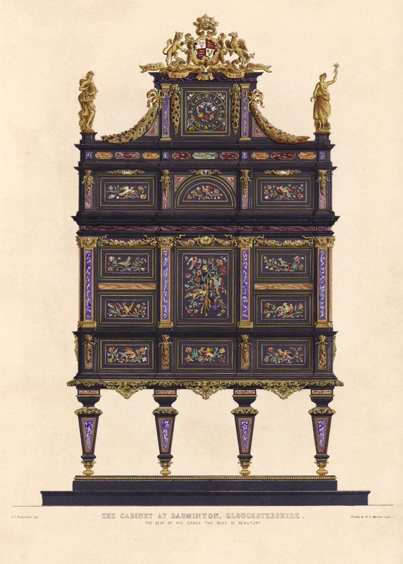 The cabinet at Badminton, Gloucestershire, the seat of his grace the Duke of Beaufort by Charles James Richardson
