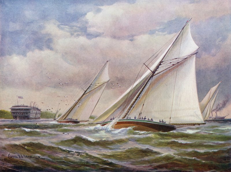 White Wings by Charles John de Lacy