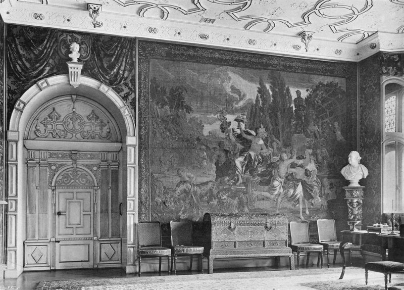 East End of Saloon, Tapestry: The Triumph of Bacchus by Charles Latham