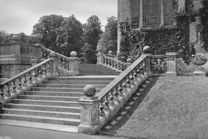 East Garden Stairway by Charles Latham