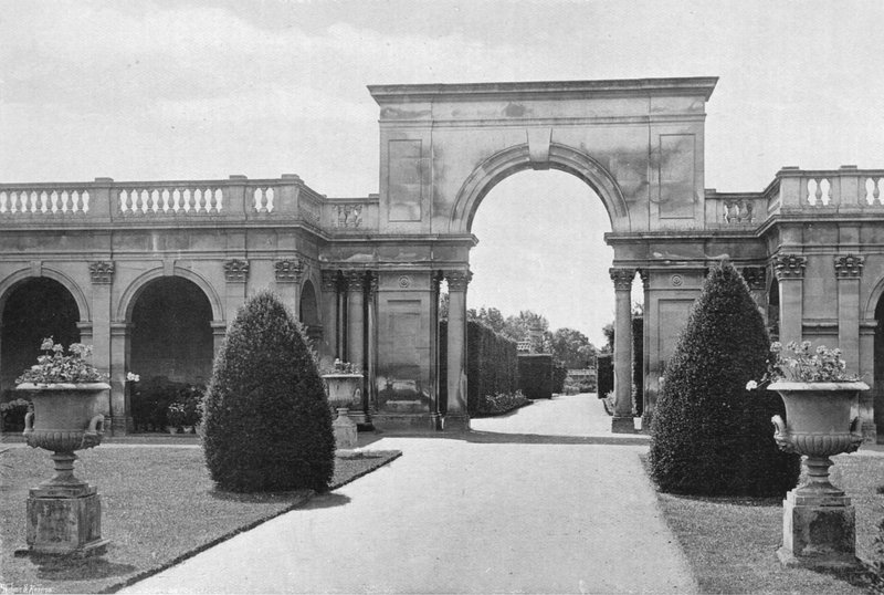 Entrance to the Rose and Kitchen Gardens by Charles Latham