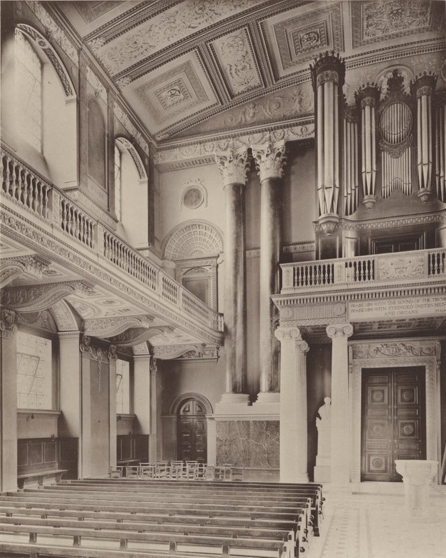 Greenwich Hospital, Interior of the Chapel by Charles Latham