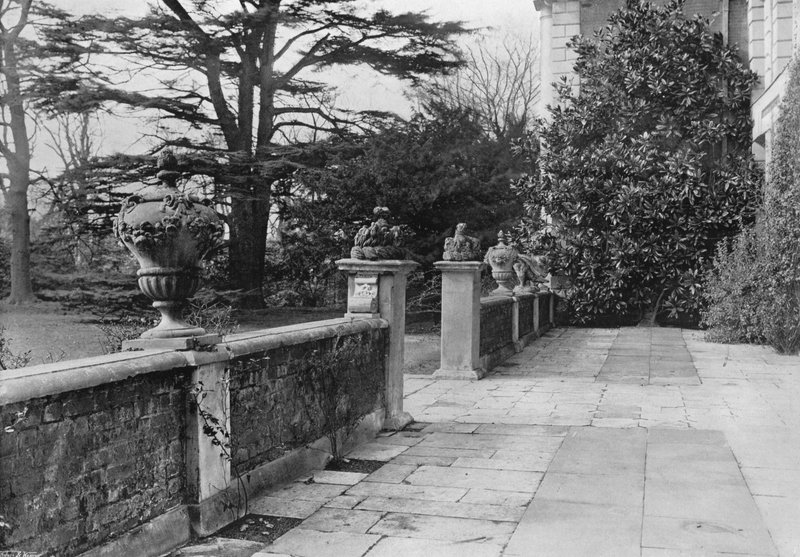 Lead Urns, South Terrace by Charles Latham