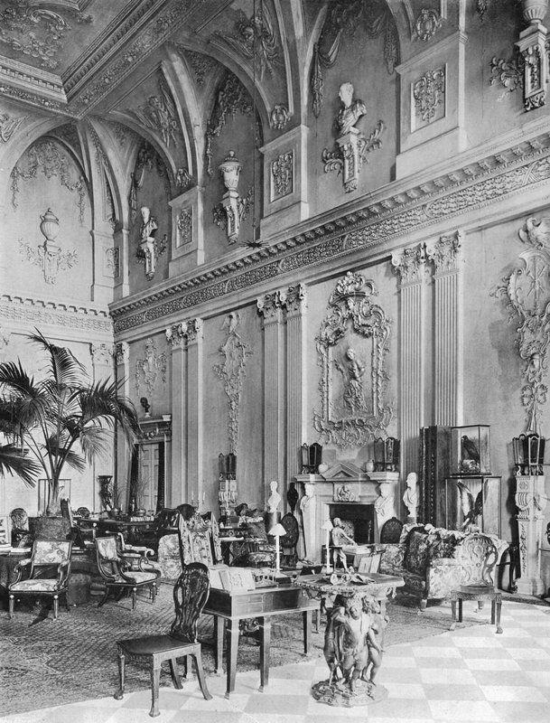 Ragley Hall: The Great Hall, North Side by Charles Latham
