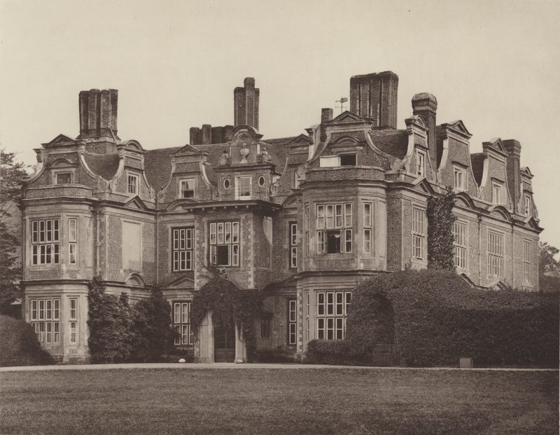 Swateley Hall, Uxbridge, the Entrance Front by Charles Latham
